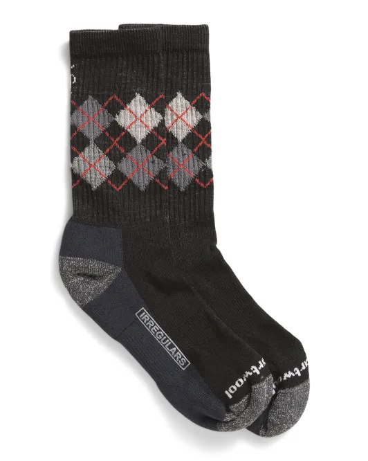 

Повседневные носки Diamond Crew из смеси шерсти, сделанные в США Smartwool, черный