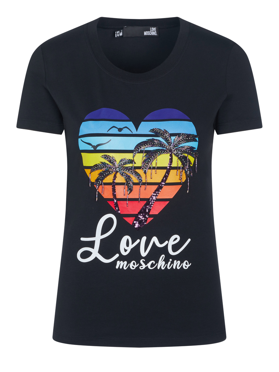 

Топ Love Moschino, черный