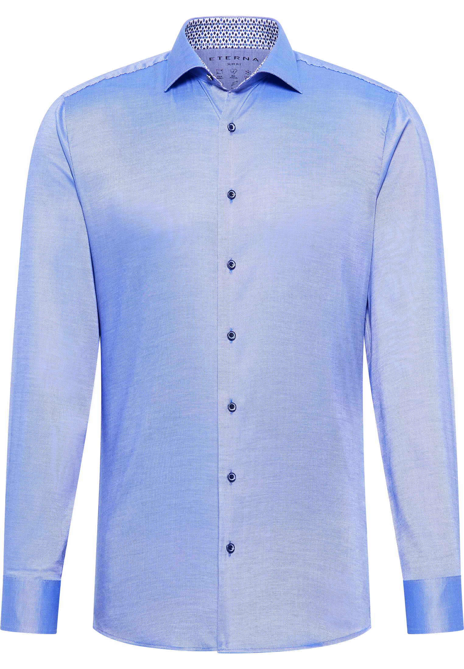 Рубашка Eterna SLIM FIT, цвет royal blau