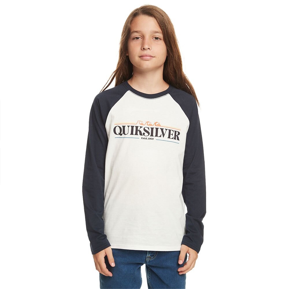 

Футболка с длинным рукавом Quiksilver Raglan, белый