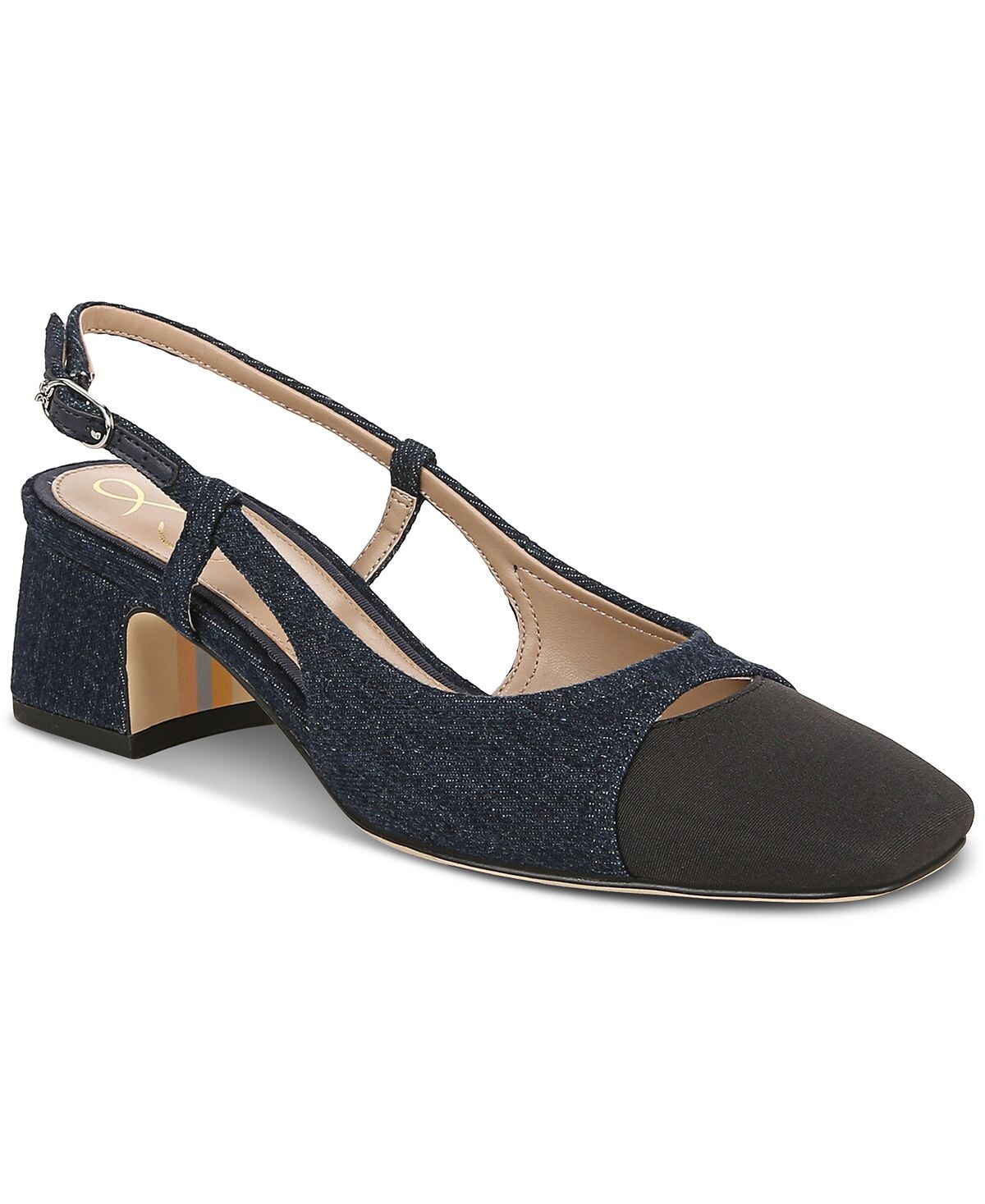 

Женские туфли-лодочки Tarra с пяткой на пятке и квадратным носком Sam Edelman