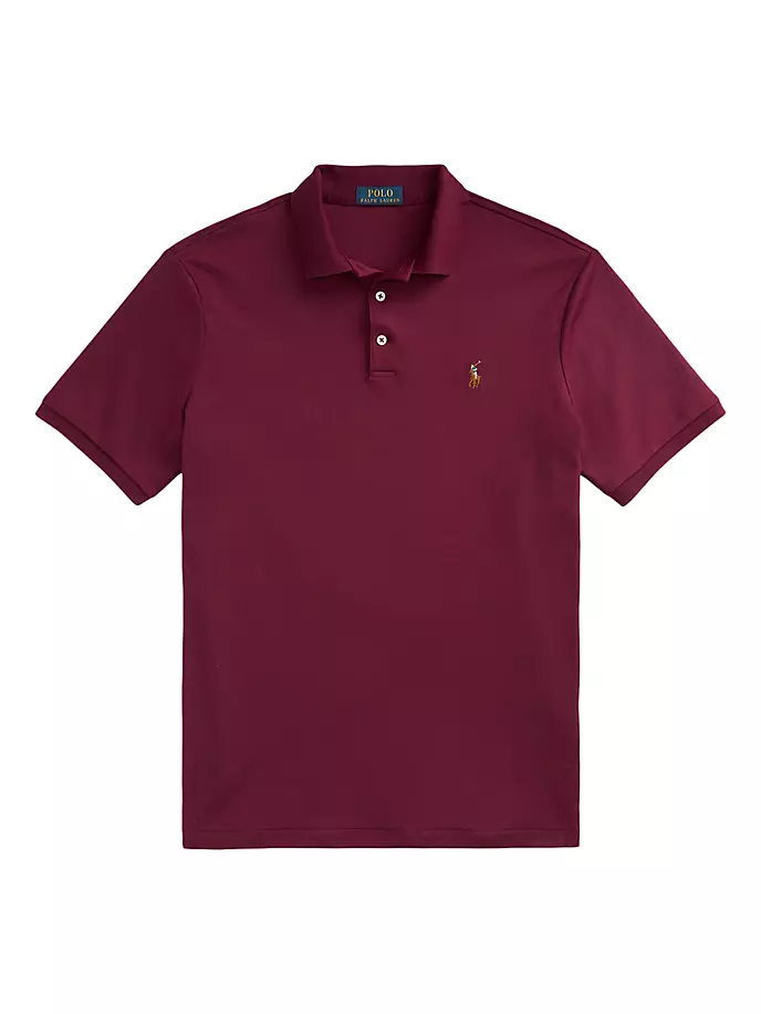

рубашка-поло с логотипом Polo Ralph Lauren, красный