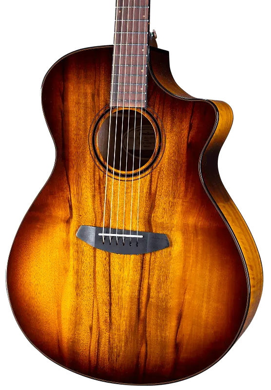 

Акустическая гитара Breedlove ECO Pursuit Exotic S Concerto CE Acoustic-Electric Guitar - Tiger's Eye