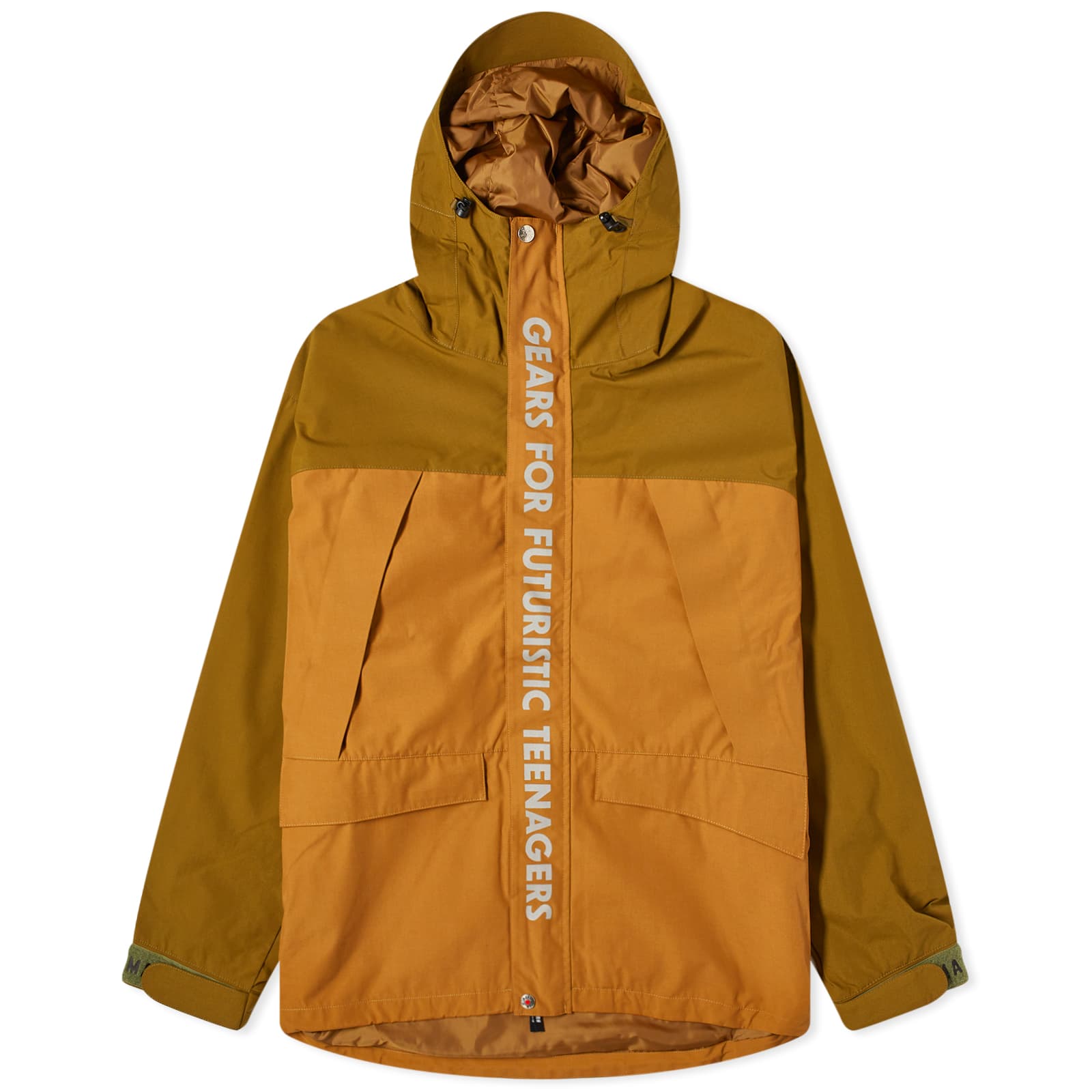 подвеска трехслойная Куртка Human Made 3-Layer Shell, цвет Olive Drab