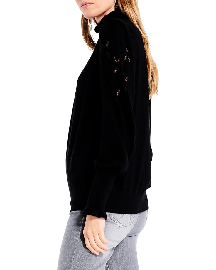 

Свитер NIC+ZOE Pointelle Pip Sweater, цвет Black Onyx