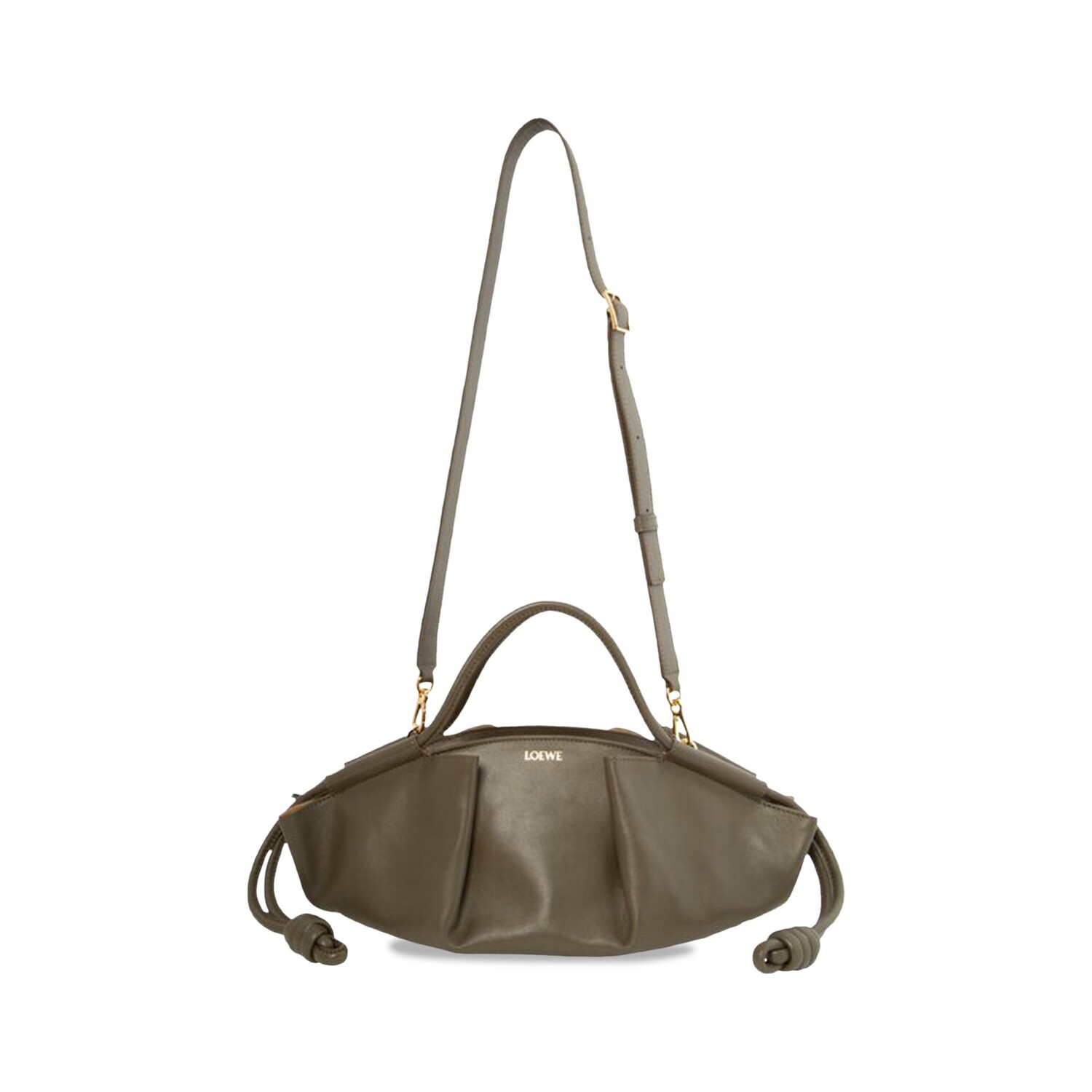

Маленькая сумка Loewe Paseo, темно-зеленый хаки