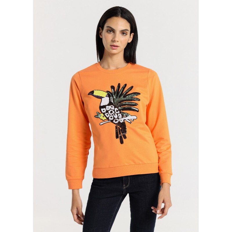 

Толстовка Lois Jeans Tropical, оранжевый