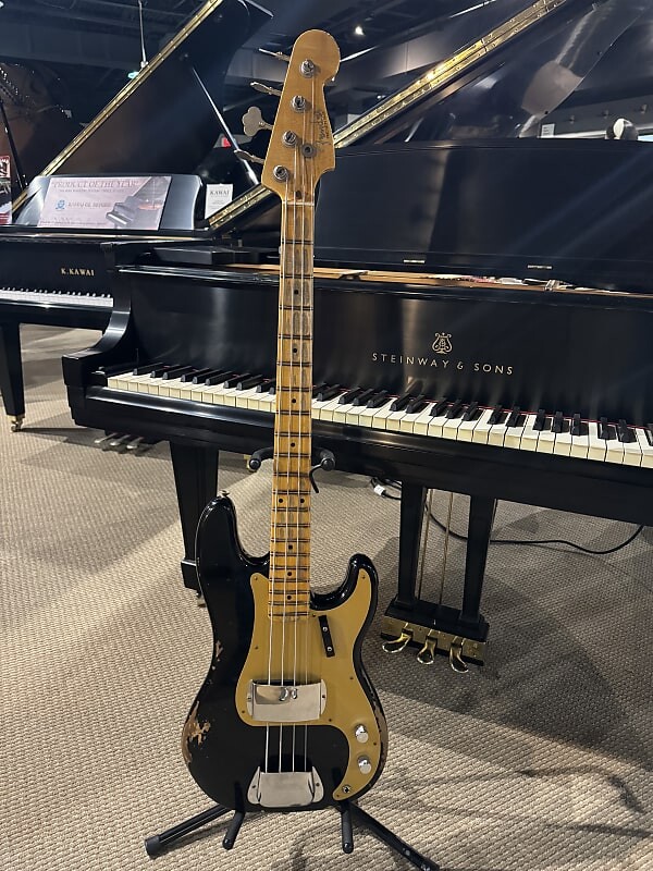 

Басс гитара Fender Custom Shop 58 P-Bass Heavy Relic 2023 - Black