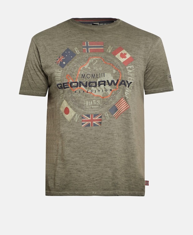 

Футболка Geographical Norway, хаки