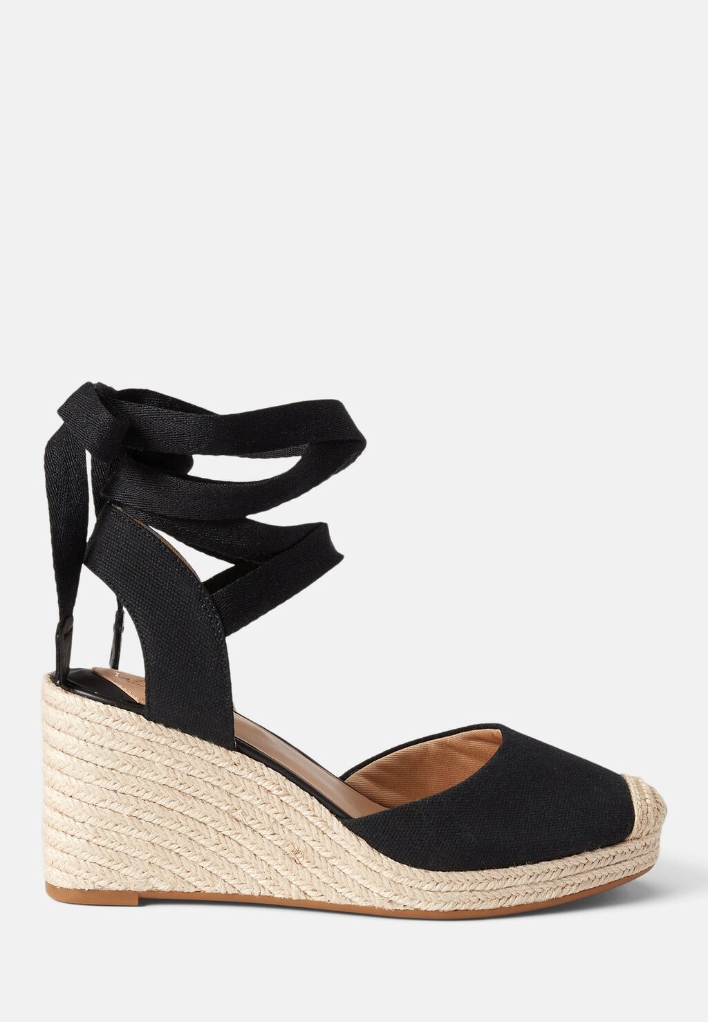 Эспадрильи Paislee Wedge Lauren Ralph Lauren, черный