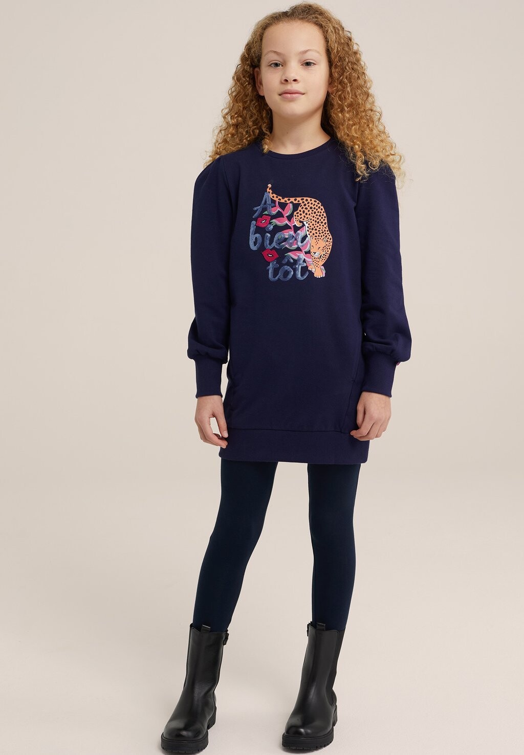 

Летнее платье WE Fashion, синее