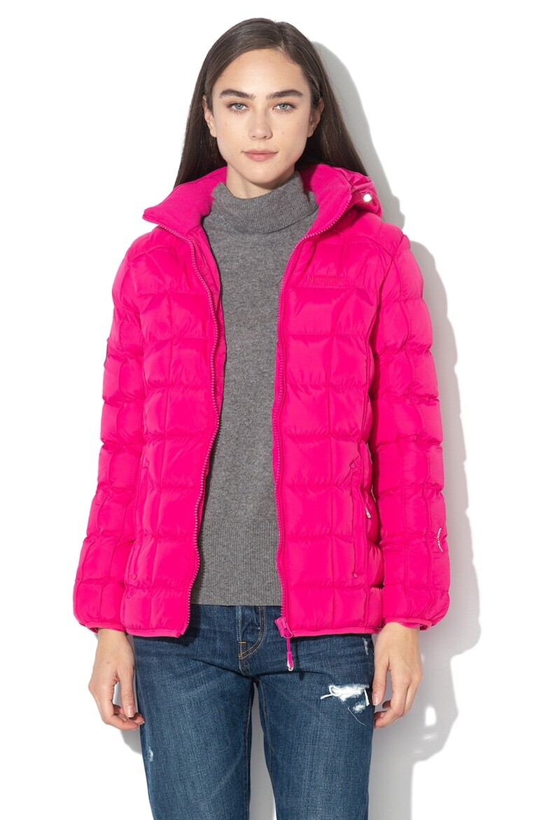 

Зимняя пуховик Babette с капюшоном Geographical Norway, фуксия
