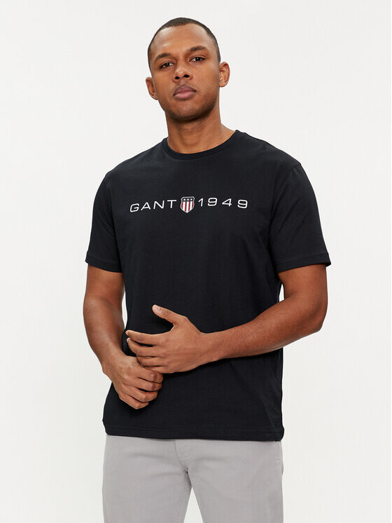

Футболка стандартного кроя Gant, черный
