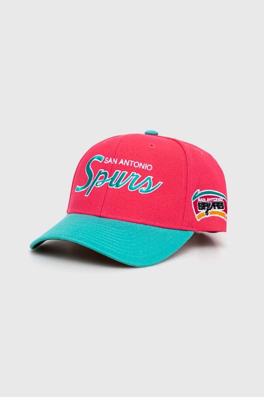 Бейсбольная кепка NBA SAN ANTONIO SPURS Mitchell&Ness, розовый