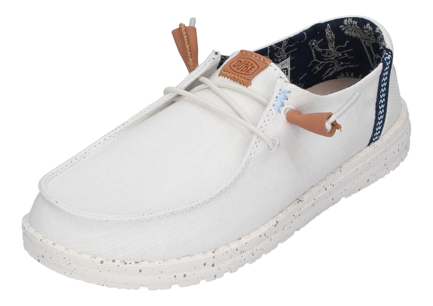 

Шлепанцы Hey Dude Halbschuhe WENDY WASHED, белый