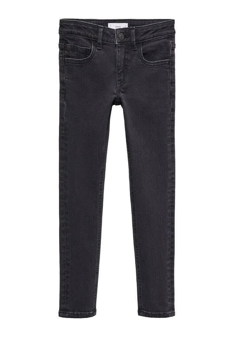 цена Джинсы скинни Mango Kids, цвет black denim