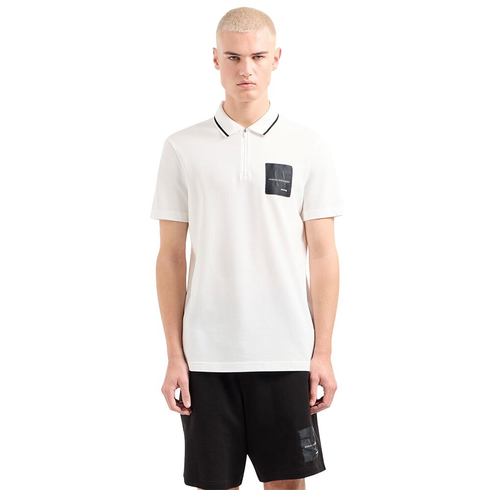 

Поло Armani Exchange 3DZFJA_ZJXHZ, белый
