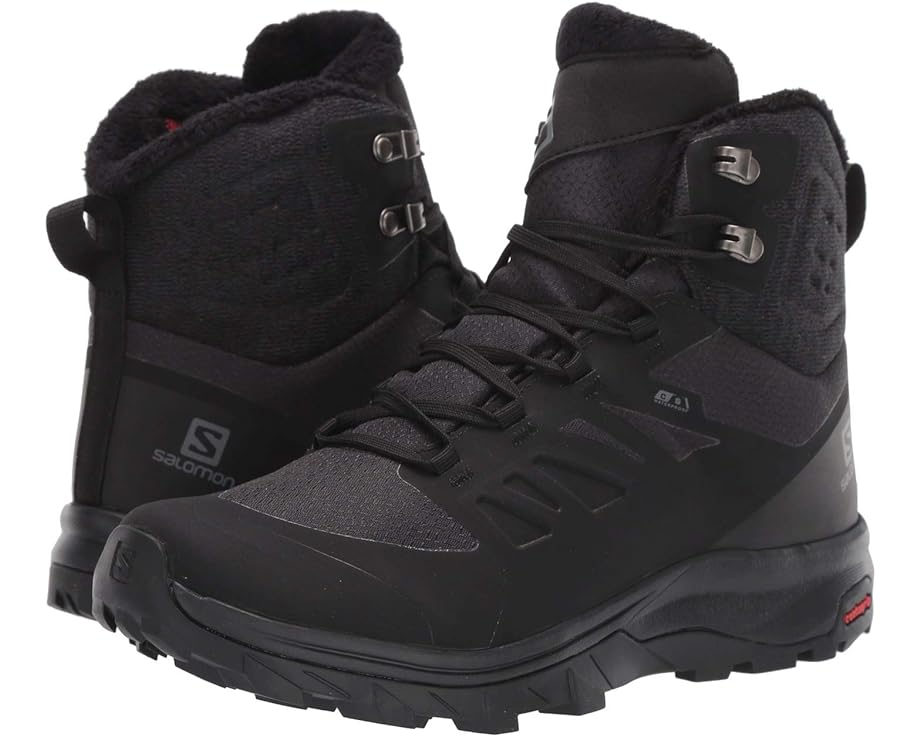 цена Походные ботинки Salomon Outblast TS CSWP, цвет Black/Black/Black