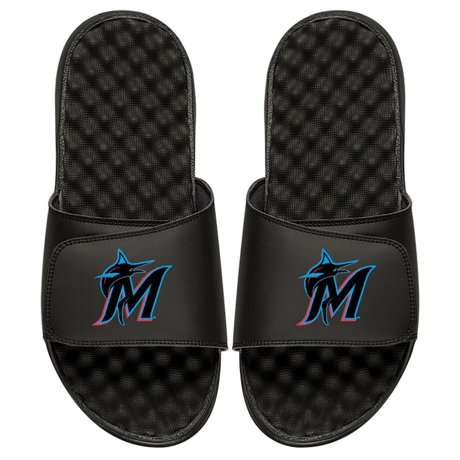 

Шлепанцы ISlide Miami Marlins, черный