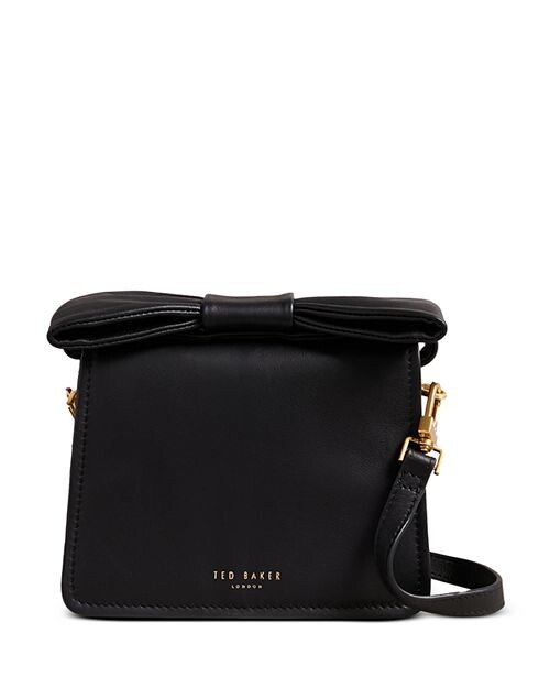 

Мини-кожаная сумка через плечо Niasina с бантом Ted Baker, цвет Black