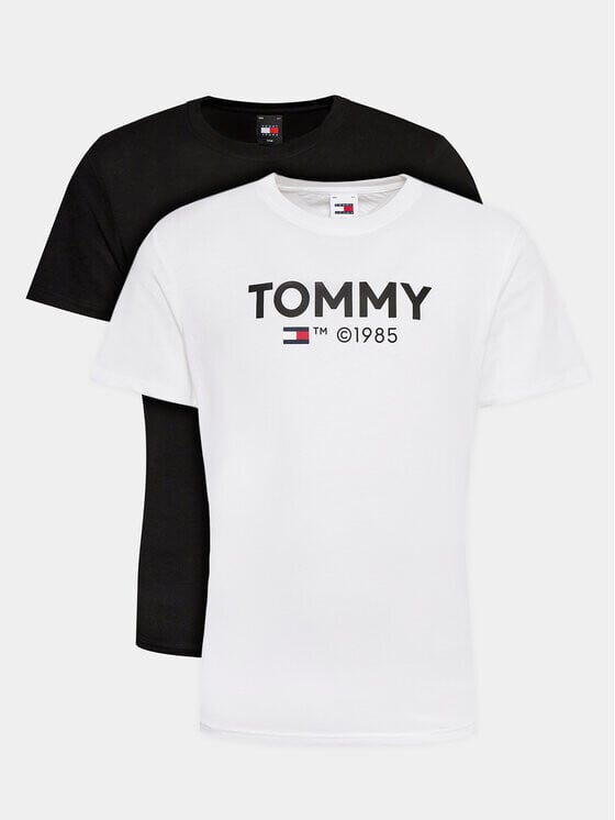 

Комплект из 2 футболок узкого кроя Tommy Jeans, мультиколор
