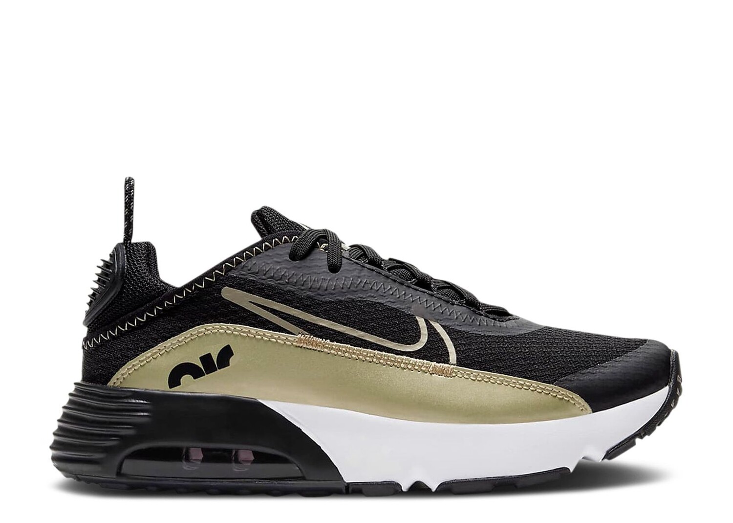 Кроссовки Nike Air Max 2090 Ps 'Black Metallic Gold Star', черный