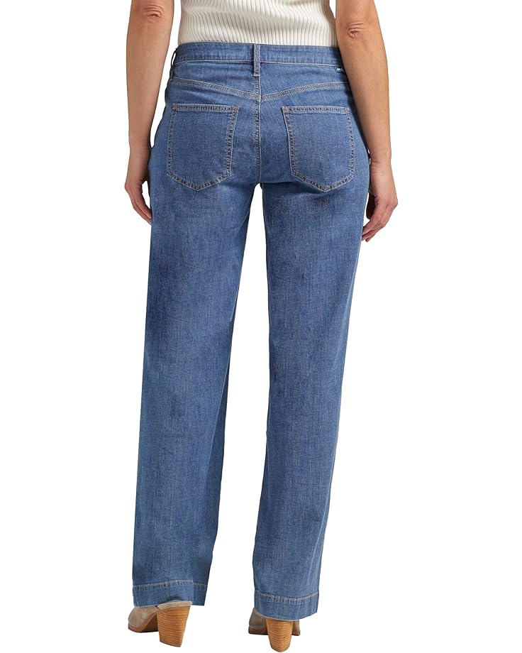 Джинсы Jag Jeans High-Rise Wide Leg Trousers, цвет Morocco Blue