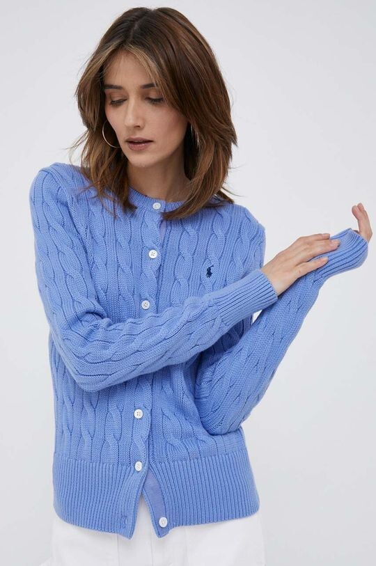 

Хлопковый кардиган Polo Ralph Lauren, синий