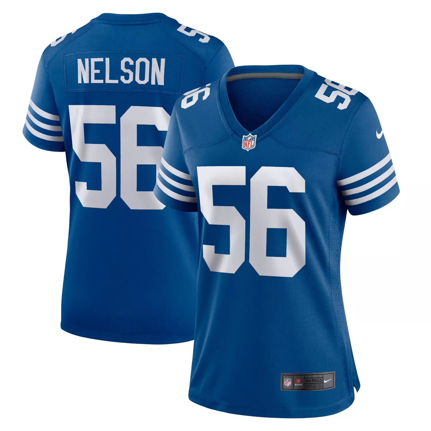 Женское джерси Nike Quenton Nelson Royal Indianapolis Colts Alternate Game Nike