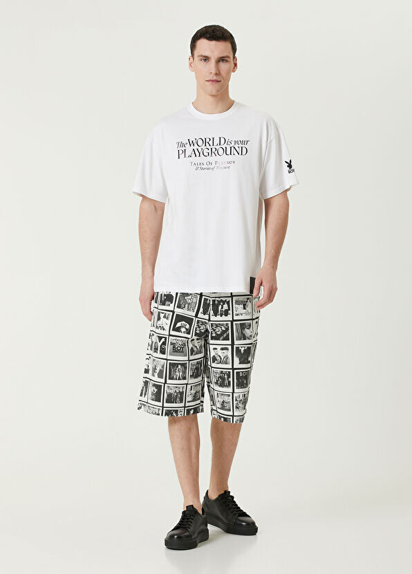 

Шорты Polaroid с воспоминаниями Boy London, белый