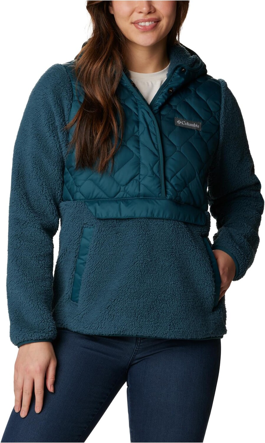 

Куртка Sweet View Fleece Hooded Pullover Columbia, цвет Night Wave