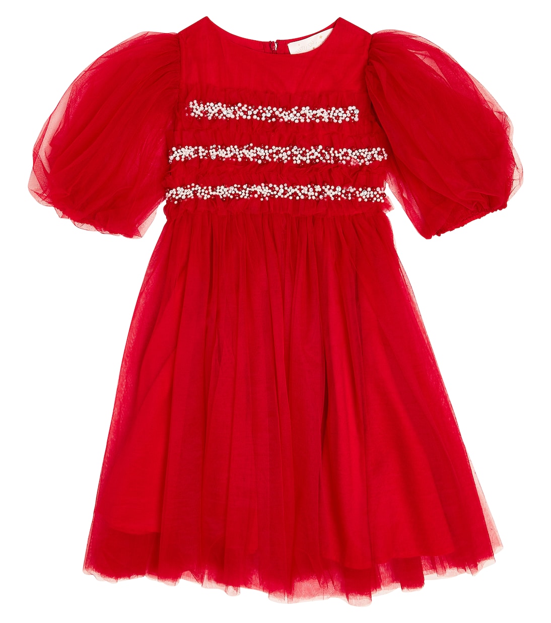 Платье serephine из тюля с декором Tutu Du Monde, красный заказ на tutu ru туры