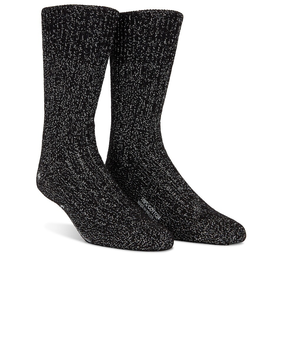 

Носки Takahiromiyashita The Soloist Lurex, цвет Black & Silver