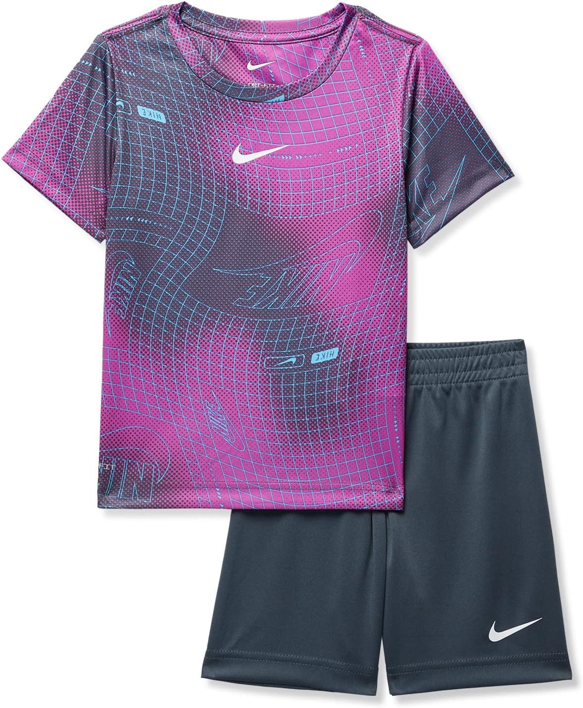 

Детский набор Nike Sportswear Club Dri-FITTee and Shorts Set, цвет Faded Spruce