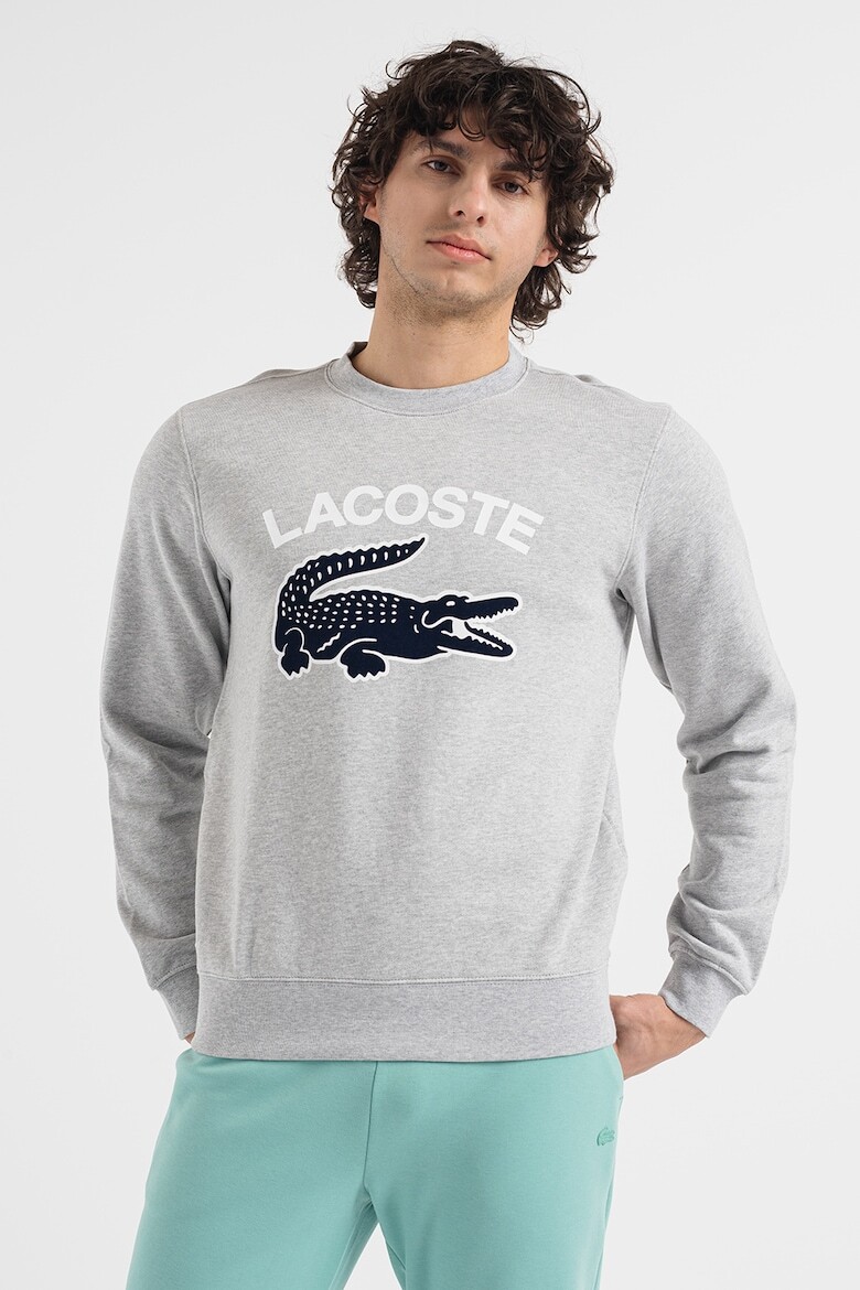 

Толстовка с логотипом Lacoste, серый