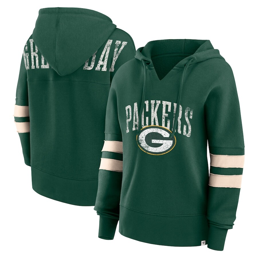 

Пуловер с капюшоном Fanatics Branded Green Bay Packers, зеленый