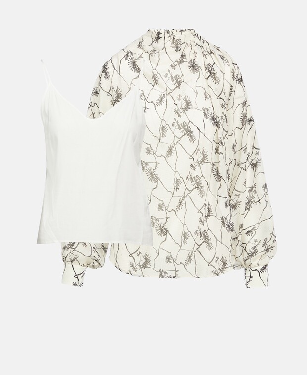 

Рубашка блузка Manila Grace, цвет Wool White