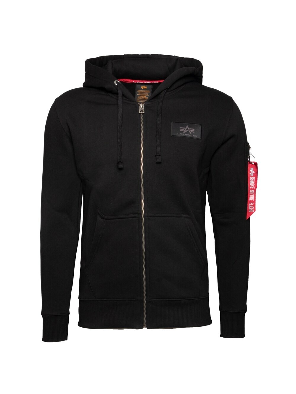 

Толстовка на молнии Alpha Industries, черный