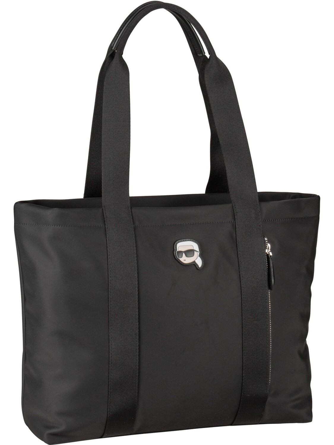 

Сумка шоппер Karl Lagerfeld K/Ikonik 2.0 Nylon Zip Tote, черный