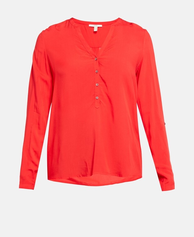

Рубашка блузка Esprit, кирпично красный