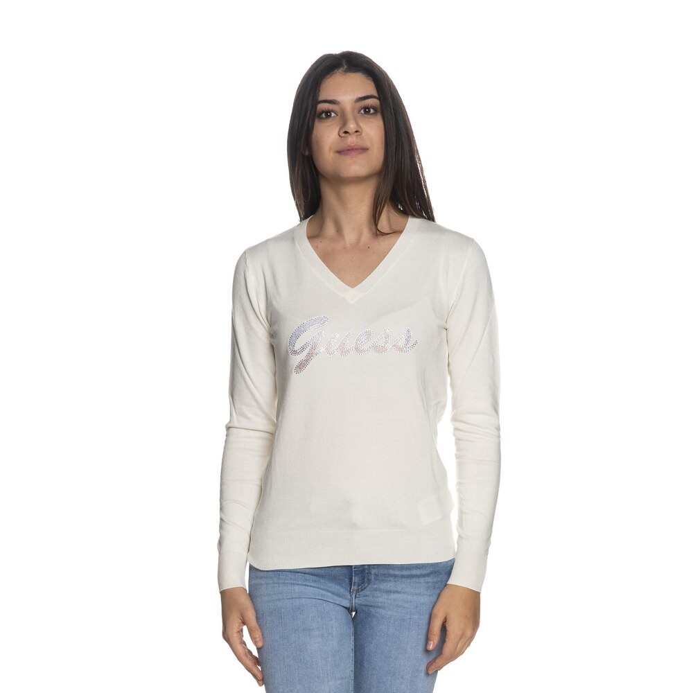 

Свитер Guess Pascale V Neck, белый