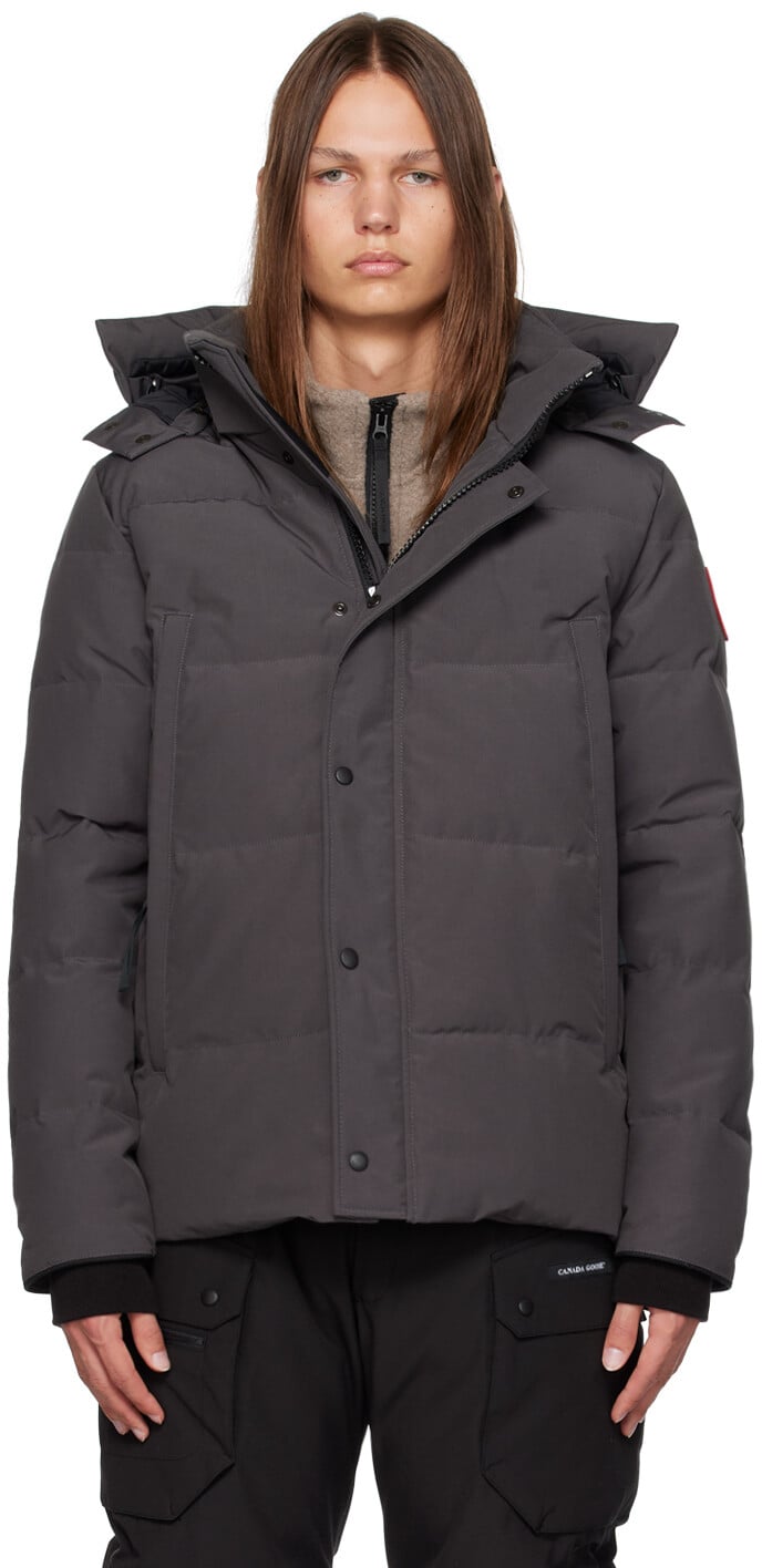 

Серый Пуховик Wyndham Черный Canada Goose