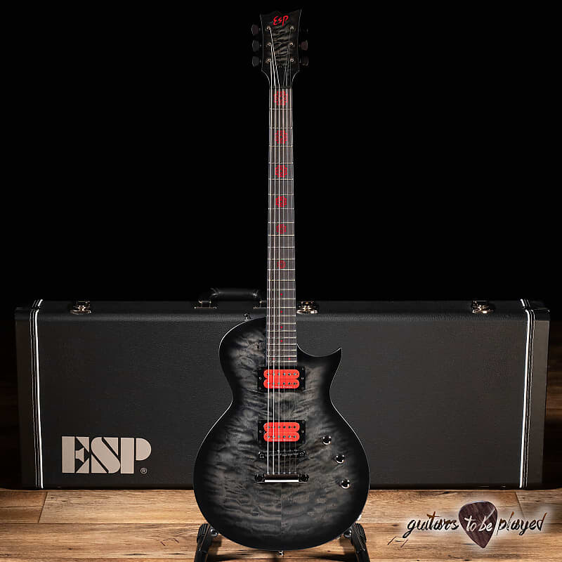 

Электрогитара ESP Japan Custom Shop Ben Burnley Signature EC Baritone – See Thru Black Sunburst Satin