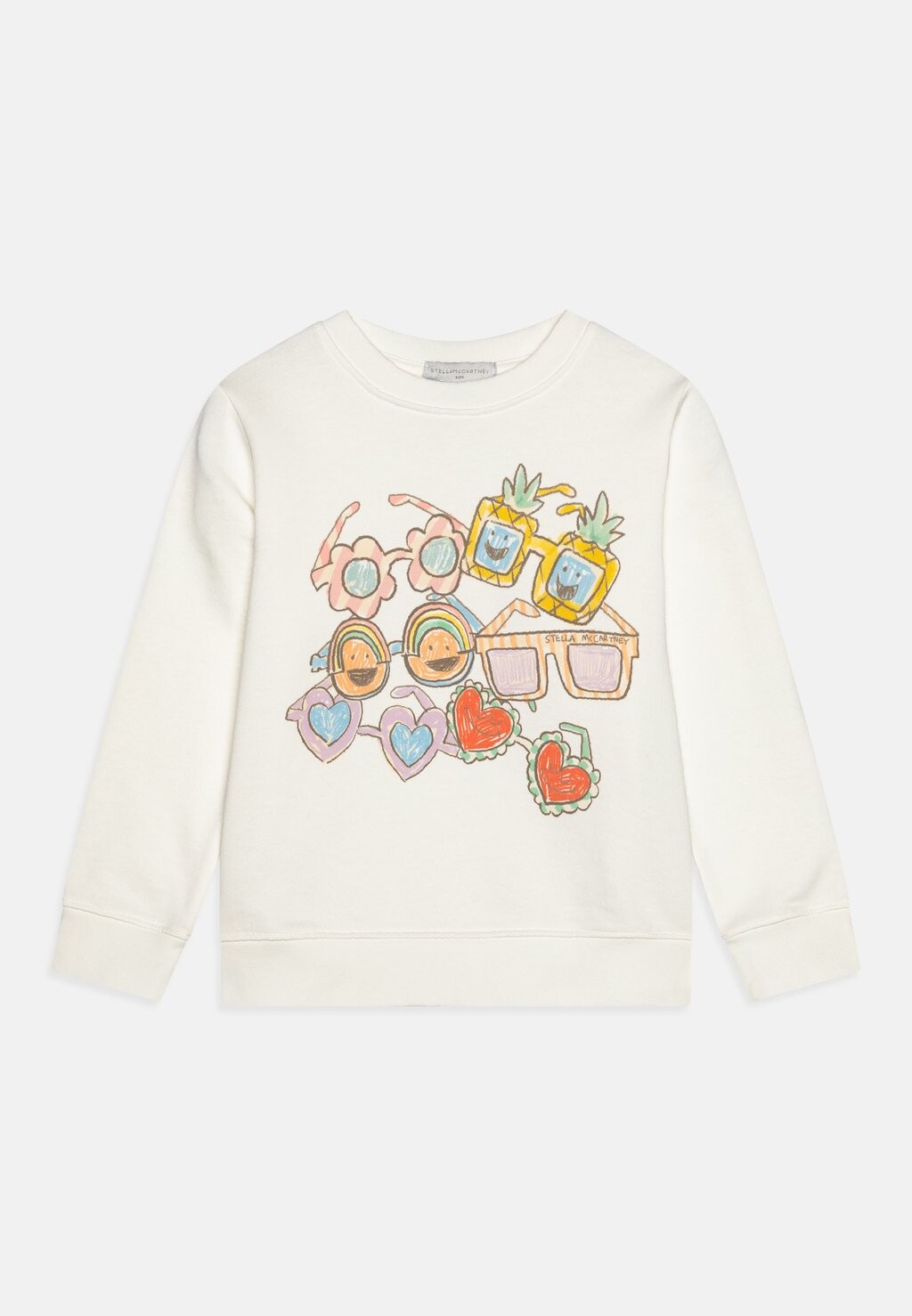 Толстовка Girl Stella McCartney Kids, белый