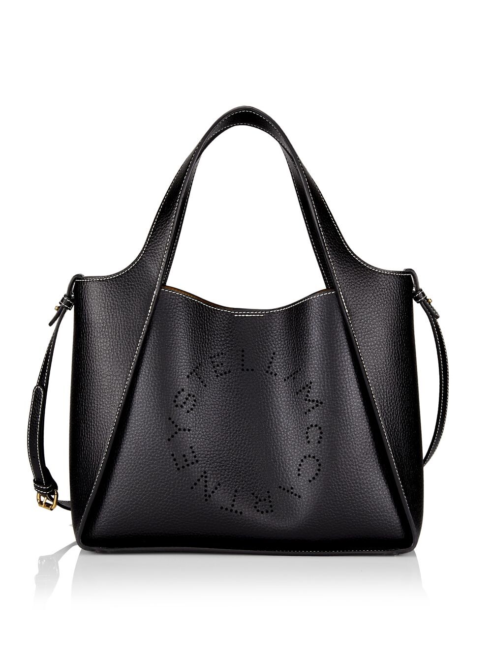 

Сумка через плечо с логотипом Stella Stella McCartney, черный