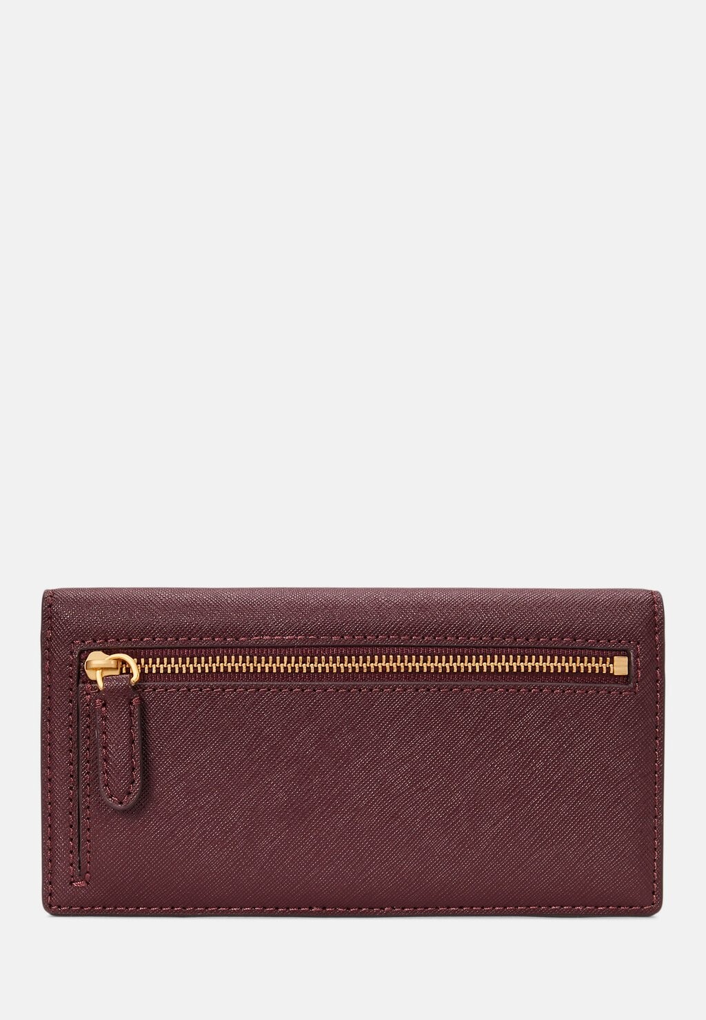 

Кошелек CROSSHATCH LEATHER SLIM WALLET Lauren Ralph Lauren, Бордо