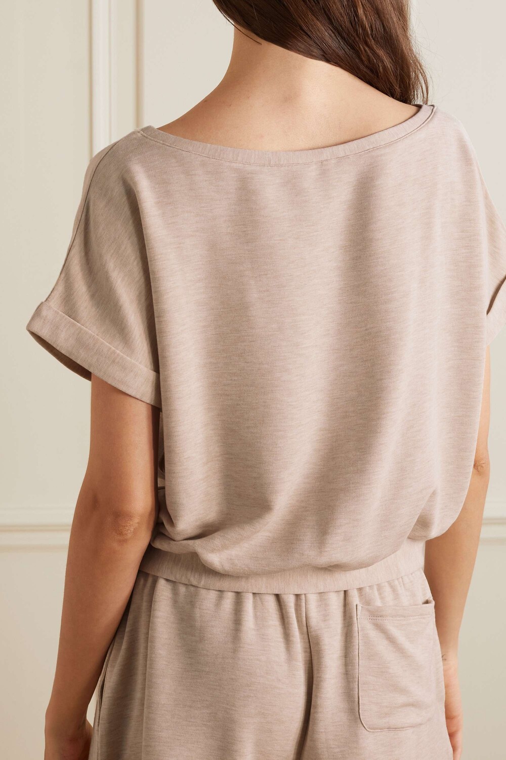 

EBERJEY Пижамный топ Softest Sweats из эластичного модала TENCEL, кремовый