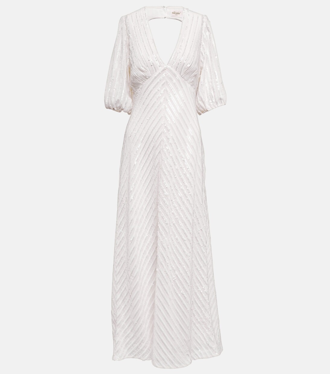 

Платье макси Bridal Steph с пайетками RIXO, белый