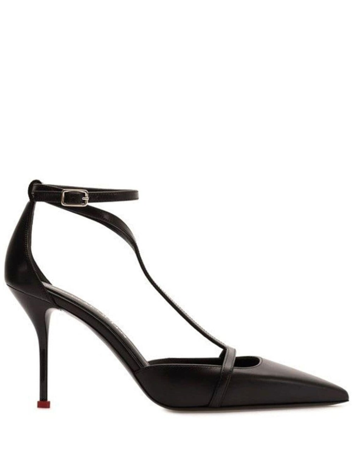 

Туфли-лодочки Alexander McQueen 90 мм из кожи, черный