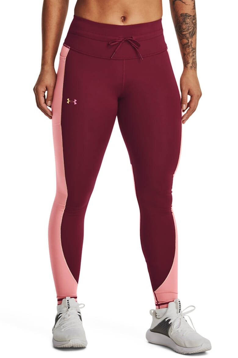 

Компрессионные леггинсы для фитнеса RUSH со звеньями Under Armour, бургундия